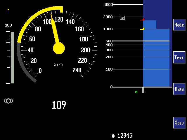 Führerstandanzeige ETCS